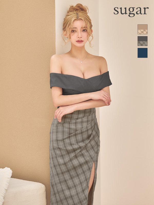 グレー　モデル：ふぶき　身長：161cm　着用サイズ：Sサイズ