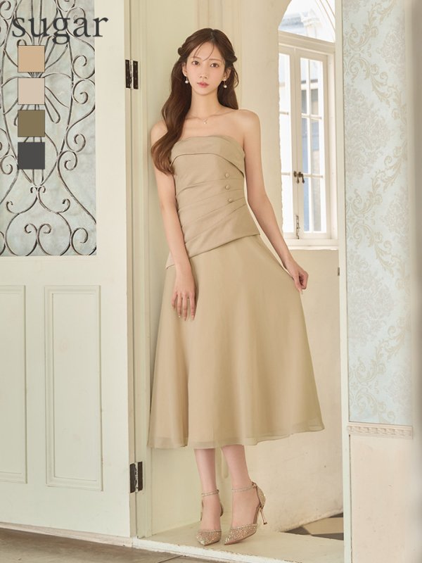 ベージュ：モデル：あすか　身長：170cm　着用サイズ：Sサイズ