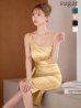 イエロー　モデル：ゆめ　身長：160cm　着用サイズ：XSサイズ