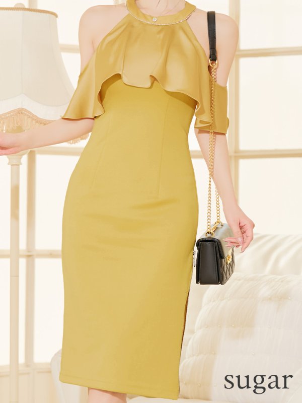 イエロー モデル:ゆめ 身長:160cm 着用サイズ:XSサイズ