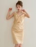 イエロー モデル：ゆめ　身長：160cm　着用サイズ：XSサイズ