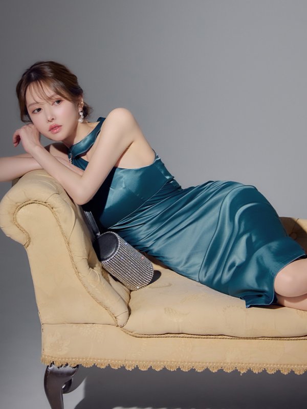 ティールブルー モデル:ゆめ 身長:160cm 着用サイズ:XSサイズ
