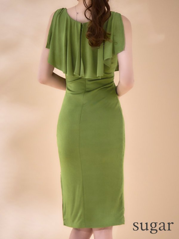 グリーン　モデル：ゆめ　身長：160cm　着用サイズ：Sサイズ