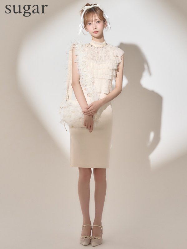 アイボリー　モデル：あすか　身長：170cm　着用サイズ：Sサイズ