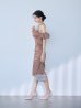 モカピンク　モデル：まおちゃる　身長：158cm　着用サイズ：XSサイズ