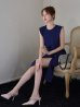 ネイビー　モデル：ゆめ　身長：160cm　着用サイズ：Sサイズ