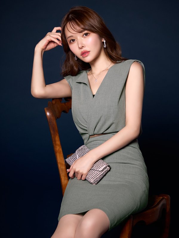 グレー　モデル：ゆめ　身長：160cm　着用サイズ：Sサイズ