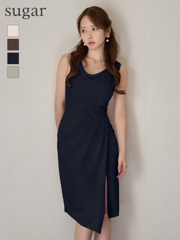 ネイビー　モデル：ゆめ　身長：160cm　着用サイズ：Sサイズ