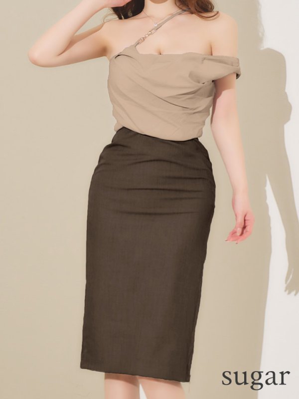 ブラウン　モデル：ゆめ　身長：160cm　着用サイズ：Sサイズ