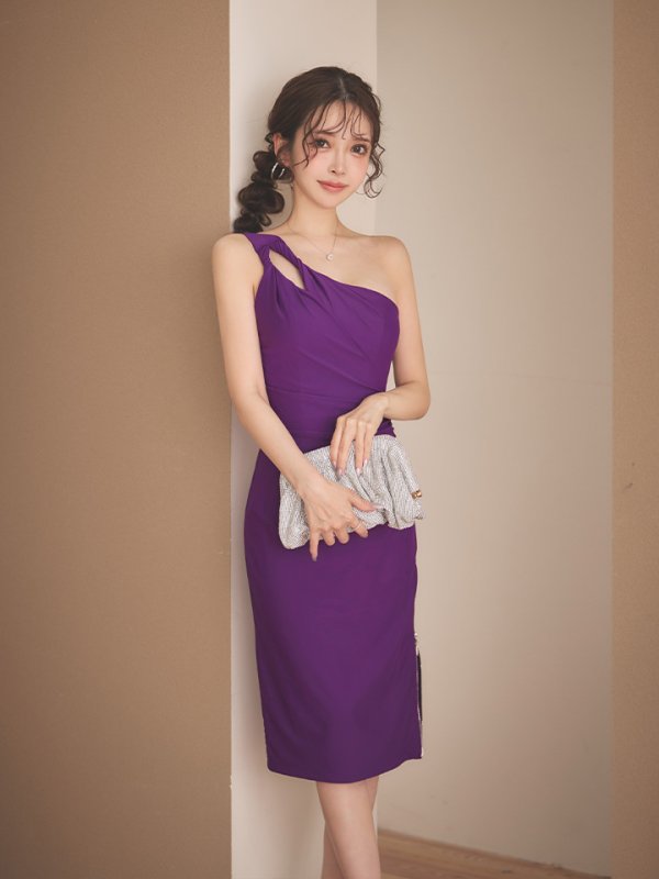 パープル　モデル：朝陽凪　身長：156cm　着用サイズ：XSサイズ