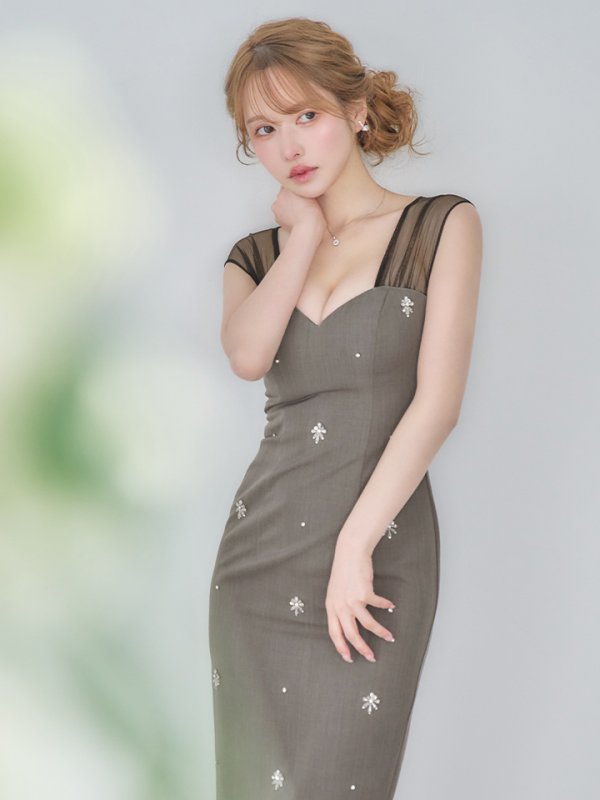 グレー　モデル：ゆめ　身長：160cm　着用サイズ：Sサイズ