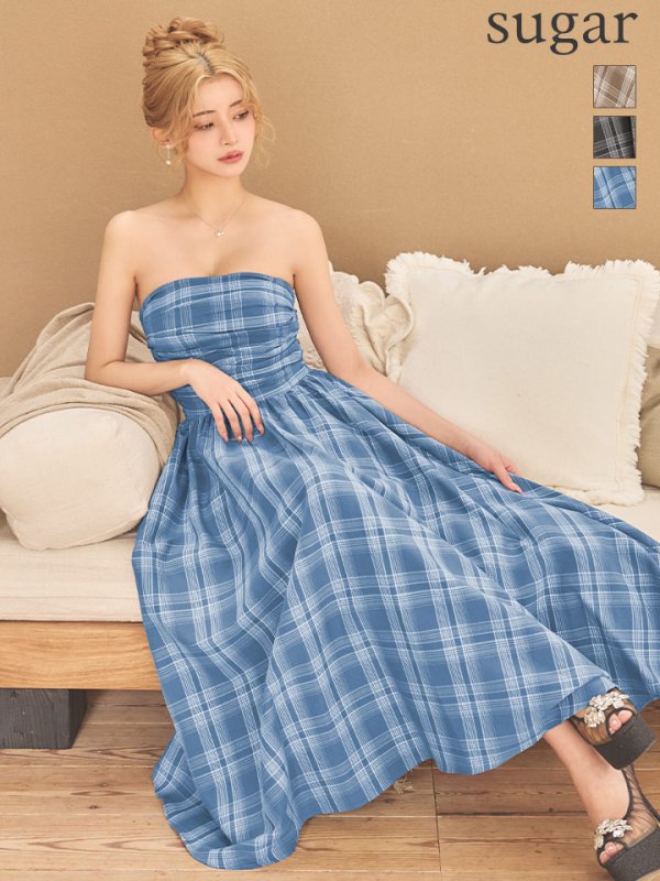 ブルー　モデル：ふぶき　身長：161cm　着用サイズ：Sサイズ