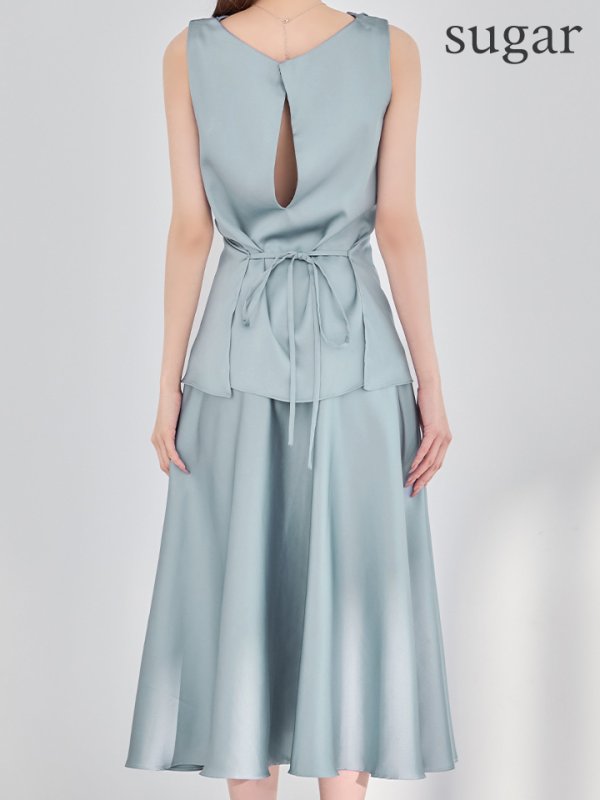 ブルー　モデル：あすか　身長：170cm　着用サイズ：XSサイズ