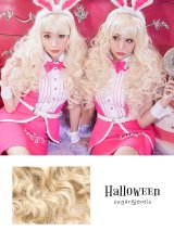 【ハロウィンコスプレ/小物】ブロンドフルウィッグ【フリーサイズ/1カラー】[HC02]