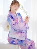 画像33: パステル水彩フラワーアンニュイ浴衣【浴衣３点セット 浴衣/帯/下駄】OBI-siwa-200-kj-13-OW / HIMO-906-yn-PEARL / HEKO-800-sb-5-W / YA-1002-kj-PL / GETA-01-kj-3-IV/ [YMT]