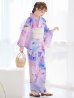 画像42: パステル水彩フラワーアンニュイ浴衣【浴衣３点セット 浴衣/帯/下駄】OBI-siwa-200-kj-13-OW / HIMO-906-yn-PEARL / HEKO-800-sb-5-W / YA-1002-kj-PL / GETA-01-kj-3-IV/ [YMT]