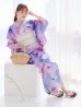 画像37: パステル水彩フラワーアンニュイ浴衣【浴衣３点セット 浴衣/帯/下駄】OBI-siwa-200-kj-13-OW / HIMO-906-yn-PEARL / HEKO-800-sb-5-W / YA-1002-kj-PL / GETA-01-kj-3-IV/ [YMT]