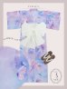 画像20: パステル水彩フラワーアンニュイ浴衣【浴衣３点セット 浴衣/帯/下駄】OBI-siwa-200-kj-13-OW / HIMO-906-yn-PEARL / HEKO-800-sb-5-W / YA-1002-kj-PL / GETA-01-kj-3-IV/ [YMT]