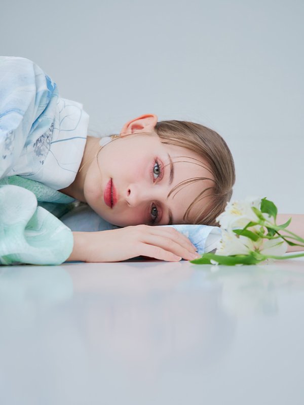 画像23: 【即日発送】【浴衣セール！】大柄アイシーミントフラワー浴衣【浴衣３点セット 浴衣/帯/下駄】[YMT]