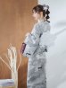 画像13: 【即日発送】グレー水墨風ダリア浴衣【浴衣３点セット 浴衣/帯/下駄】OBI-siwa-200-kj-6-W / HIMO-900-yn-4-GYxGY / HEKO-800-sb-5-WH / YA-72-kn-Y / YA-74-kn-LGY / GETA-01-kj-3-IV / [YMT]
