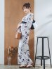 画像14: 【即日発送】ニュアンスモノトーンフラワー浴衣 OBI-siwa-200-kj-1-B / HIMO-900-yn-4-GYxGY / HEKO-800-sb-5-WH / YA-73-kn-GY / GETA-01-kj-3-IV/ [YMT]