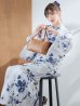 画像5: 【即日発送】ニュアンスモノトーンフラワー浴衣【浴衣３点セット 浴衣/帯/下駄】OBI-siwa-200-kj-1-B / HIMO-900-yn-4-GYxGY / HEKO-800-sb-5-WH / YA-73-kn-GY / GETA-01-kj-3-IV/ [YMT]