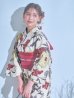画像11: 【即日発送】レトロモダンフラワー浴衣【浴衣３点セット 浴衣/帯/下駄】[YMT]