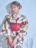 画像12: 【即日発送】レトロモダンフラワー浴衣【浴衣３点セット 浴衣/帯/下駄】[YMT]