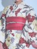 画像16: 【即日発送】レトロモダンフラワー浴衣【浴衣３点セット 浴衣/帯/下駄】[YMT]