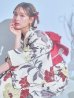 画像5: 【即日発送】レトロモダンフラワー浴衣【浴衣３点セット 浴衣/帯/下駄】[YMT]