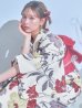 画像6: 【即日発送】レトロモダンフラワー浴衣【浴衣３点セット 浴衣/帯/下駄】[YMT]