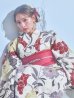 画像7: 【即日発送】レトロモダンフラワー浴衣【浴衣３点セット 浴衣/帯/下駄】[YMT]