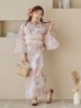 画像3: 【即日発送】大人レトロピンク浴衣 OBI-siwa-200-kj-13-OW / HIMO-900-yn-8-P / HEKO-800-sb-4-P / YA-577-kj-P / YA-1081-kj-P / GETA-01-kj-7-P[YMT]