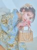 画像1: 【即日発送】ライトブルー×キバナフジ浴衣 OBI-siwa-200-kj-13-OW / HIMO-902-kj-2-MUS / HEKO-800-sb-5-WH / YA-577-kj-W / YA-1081-kj-IV / GETA-01-kj-3-IV / [YMT] (1)