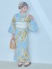 画像5: 【即日発送】ライトブルー×キバナフジ浴衣 OBI-siwa-200-kj-13-OW / HIMO-902-kj-2-MUS / HEKO-800-sb-5-WH / YA-577-kj-W / YA-1081-kj-IV / GETA-01-kj-3-IV / [YMT]