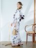 画像3: 【即日発送】朝顔×くすみパープル浴衣 OBI-hira-100-ok-8-PLxLPL / HIMO-902-kj-4-PL / HEKO-800-sb-5-WH / YA-1029-wk-MVPL / GETA-02-ok-6-PL/ [YMT]