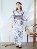 画像4: 【即日発送】朝顔×くすみパープル浴衣 OBI-hira-100-ok-8-PLxLPL / HIMO-902-kj-4-PL / HEKO-800-sb-5-WH / YA-1029-wk-MVPL / GETA-02-ok-6-PL/ [YMT]