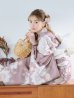 画像5: 【即日発送】ピンクベージュフラワー浴衣【浴衣３点セット 浴衣/帯/下駄】OBI-siwa-202-ok-5-IV / HIMO-900-yn-7-MOC / HEKO-800-sb-5-WH / YA-74-kn-MVPL / GETA-02-ok-4-MOC / [YMT]