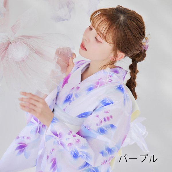 画像6: 【即日発送】【浴衣小物】クリアフラワーコサージュ【4カラー】[YMT]