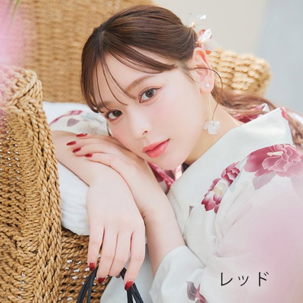 画像9: 【即日発送】【浴衣小物】クリアフラワーコサージュ【4カラー】[YMT]