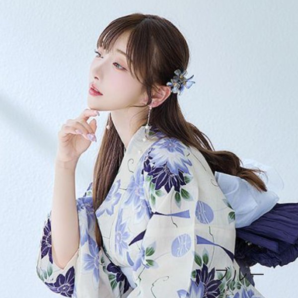 画像12: 【即日発送】【浴衣小物】クリアフラワーコサージュ【3カラー】[HC02]