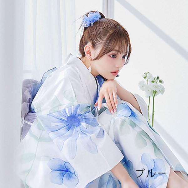 画像9: 【即日発送】【浴衣小物】シアーフラワーパール【2カラー】[YMT]