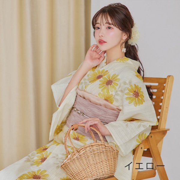 画像11: 【即日発送】【浴衣小物】シアートリプルフラワー【3カラー】[YMT]