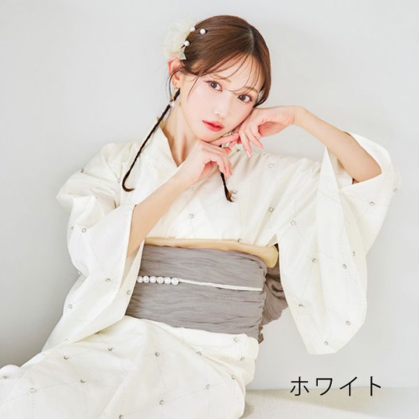 画像11: 【即日発送】【浴衣小物】リボンパールコサージュ【3カラー】[YMT]