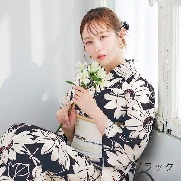 画像14: 【即日発送】【浴衣小物】ちりめん水引きフラワーコサージュ【3カラー】[YMT]