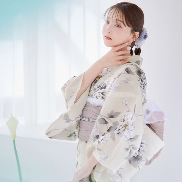 画像10: 【即日発送】【浴衣小物】フラワーチュールリボンパールコサージュ【1カラー】[YMT]