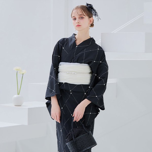 画像6: 【アクセサリー:ヘッドドレス】ドットレースビジューリボン帽 / カクテルハット / トーク帽【HC02】