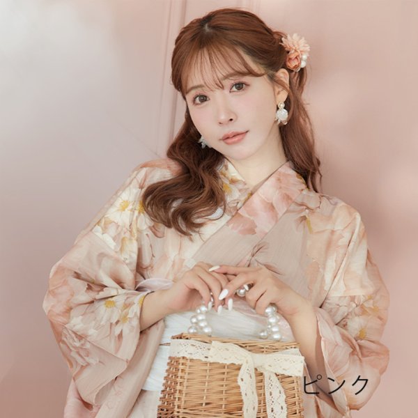 画像7: 【浴衣小物】パール付きフラワーコサージュ【2カラー】[HC02]