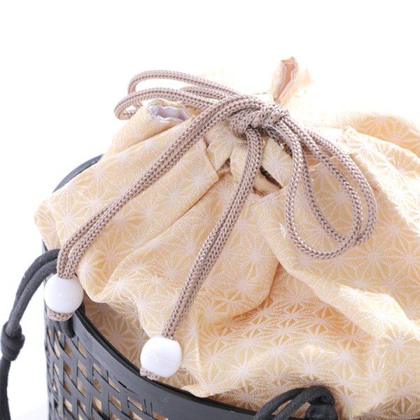 画像11: 麻の葉模様カゴバッグ[YMT]