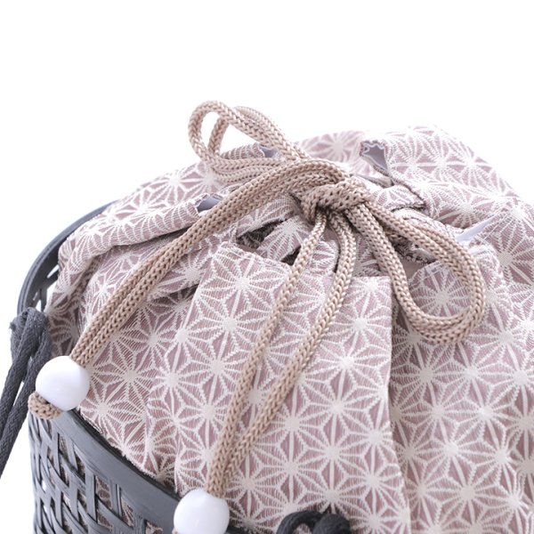 画像12: 麻の葉模様カゴバッグ[YMT]